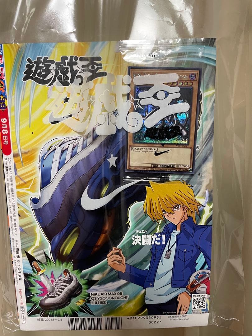 遊戯王×NIKE 真紅眼の黒竜 レッドアイズブラックドラゴン 英語