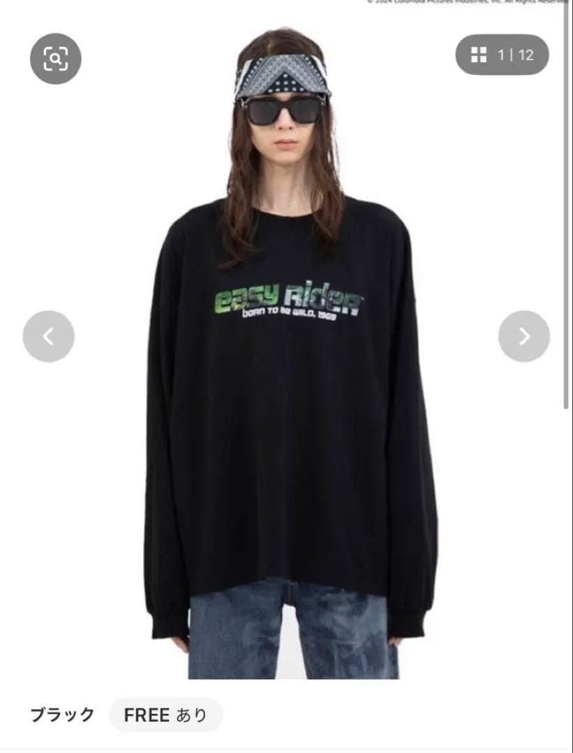 ＇easy Rider＇ Embroidery&Print Tee