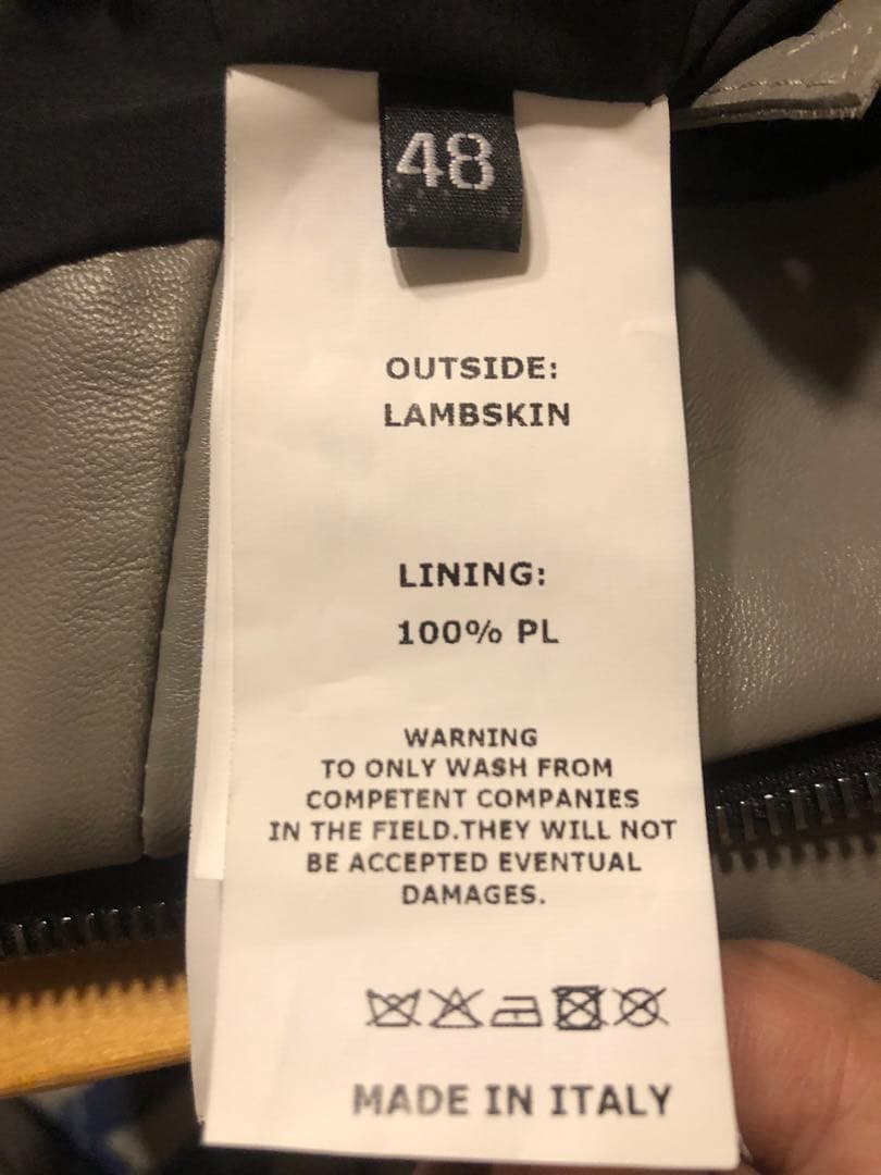 美品　EMMETI エンメティ シングルライダースGIAPPONE-078