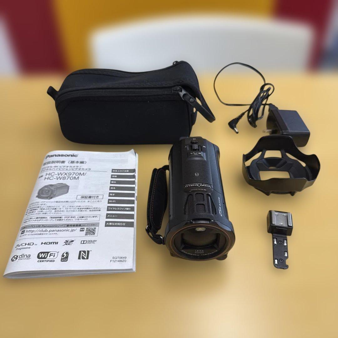 パナソニック　HC-WX970Ｍ　4K ビデオカメラ