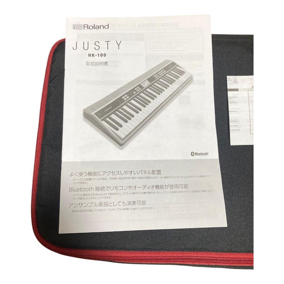 Roland JUSTY HK-100 付属品完備 美品 キーボード
