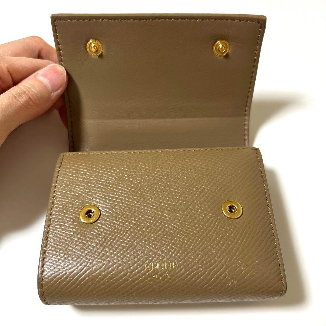 【お値下げ】CELINE セリーヌ スモールトリフォールドウォレット