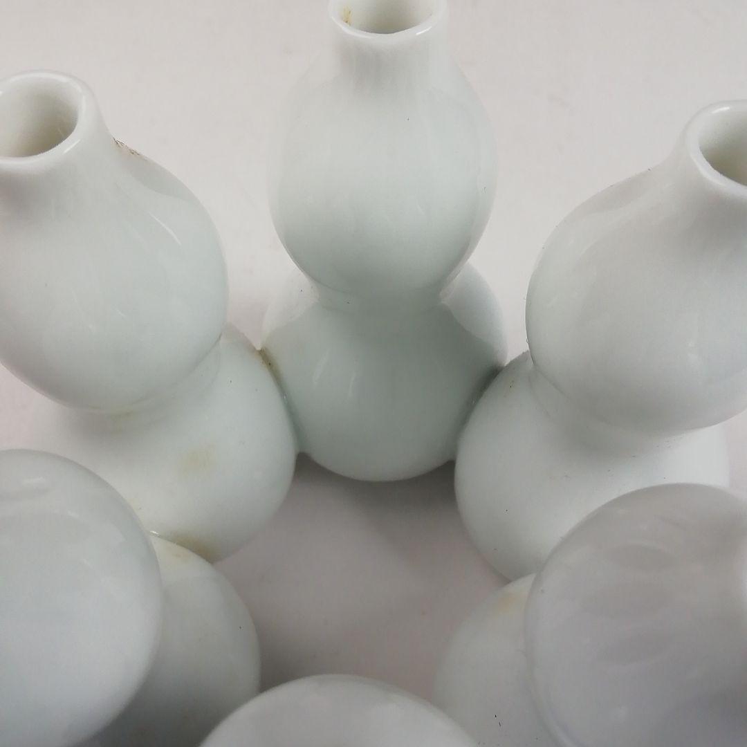 Ｔ７９６　蓋置　『平戸白磁　六瓢』『横石喜助 造』　共箱　茶道具