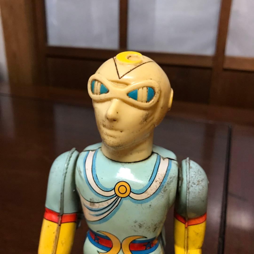 ブルマァク　月光仮面　当時物　ブリキ製　ゼンマイ歩行
