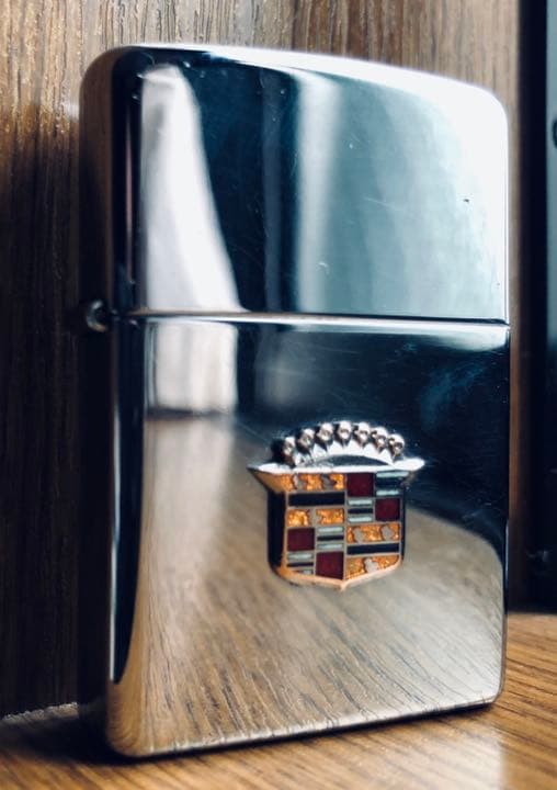 シルバー銀色◆キャデラック　エナメル七宝　◆ローライダーチカーノ♦︎程度良好