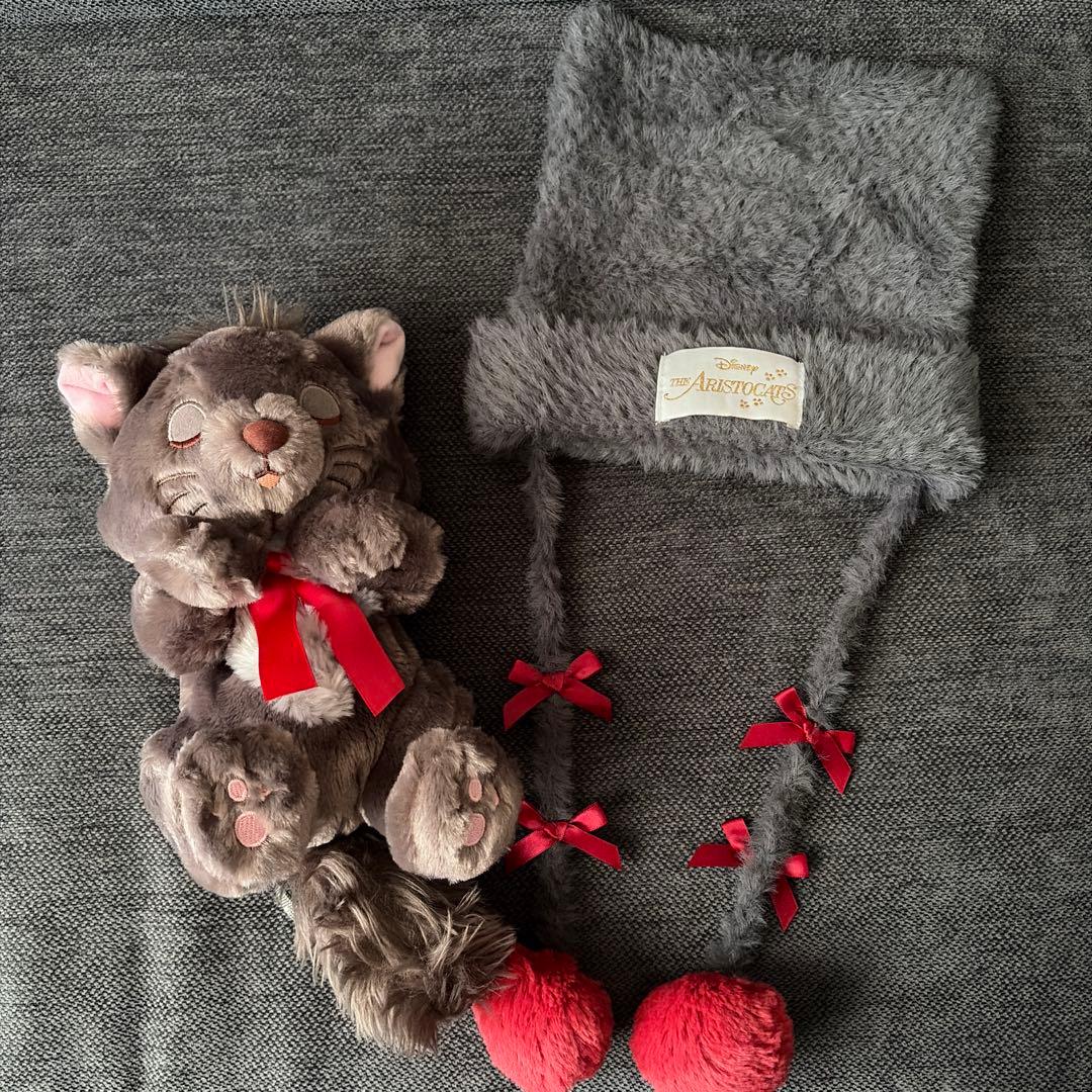 ディズニー おしゃれキャット ベルリオーズ ショルダーバッグ ニットキャップ