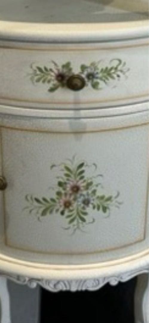 希少♦️ハンドペイント♦️ロココ アンティーク♦️コンソール キャビネット♦️送料込