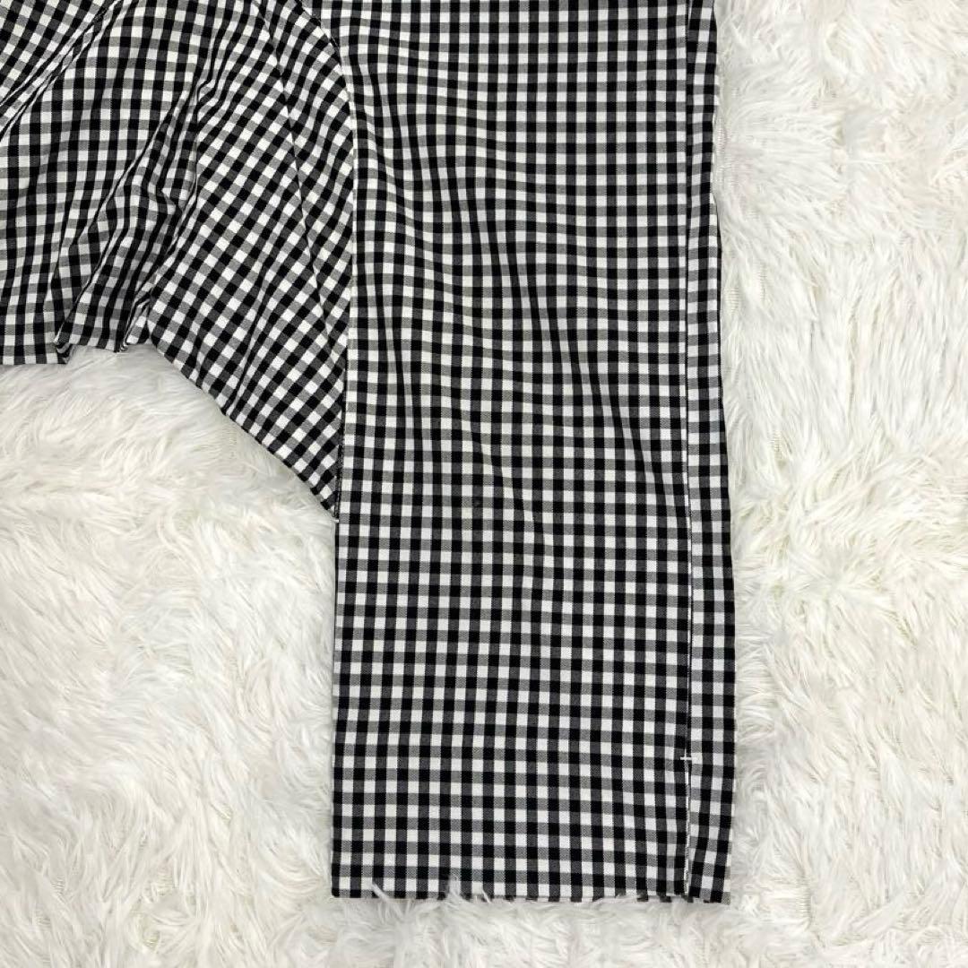 【美品】ガンリュウ・サルエルパンツ・ショートパンツ・ギンガムチェック・14SS