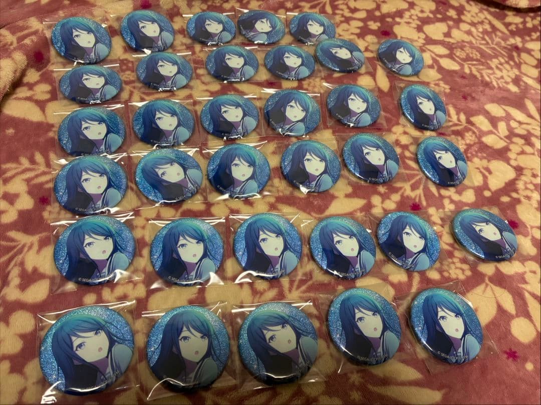 プロセカ グリッター缶バッジ 2b フェス限特訓前 星乃一歌