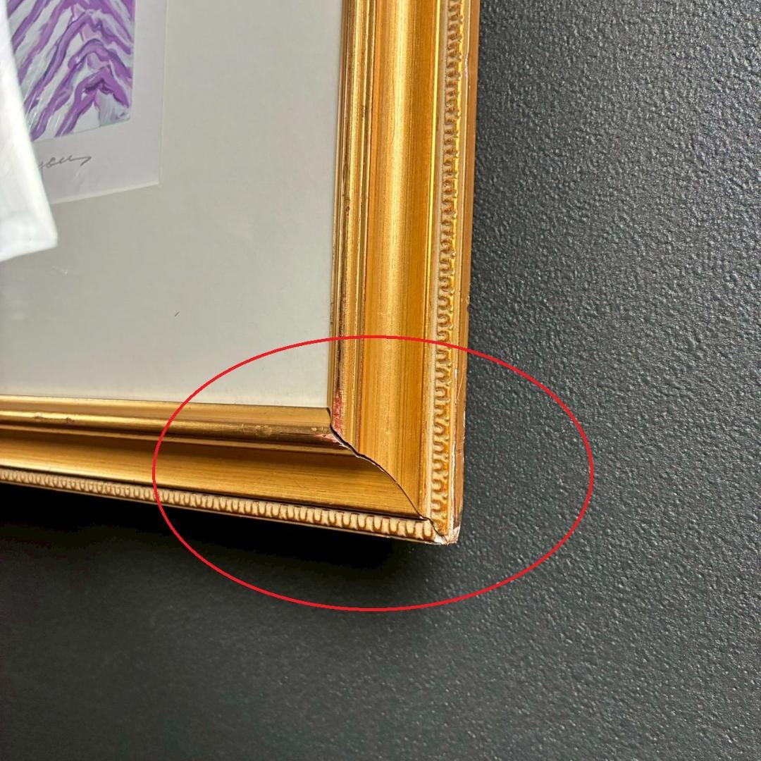 レスリー・セイヤー「ガーデン・ロマンス」シルクスクリーン 大作 直筆サイン入