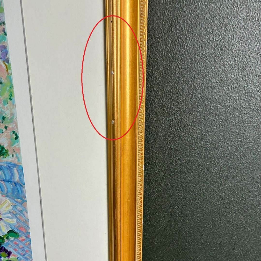 レスリー・セイヤー「ガーデン・ロマンス」シルクスクリーン 大作 直筆サイン入