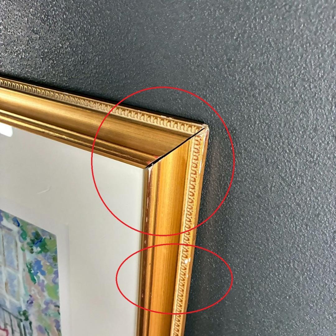 レスリー・セイヤー「ガーデン・ロマンス」シルクスクリーン 大作 直筆サイン入