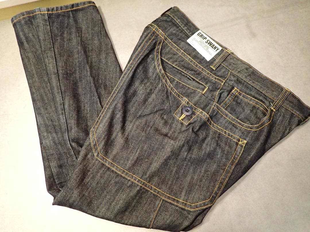 GRIP SWANY サルエルキャンプデニムパンツ GSPー34 Lサイズ 美品