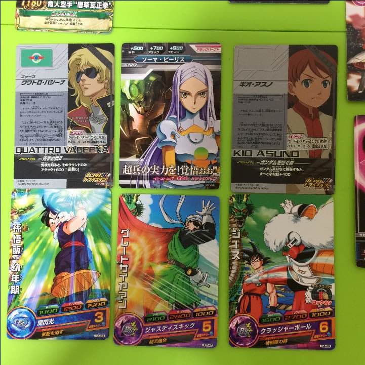 ワンビーベリー＆ドラゴンボール＆ガンダムトライエイジ