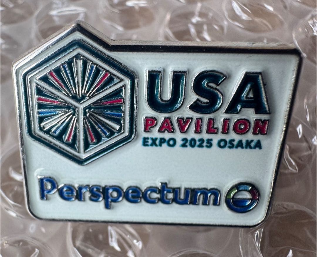 USA アメリカ館　Perspectum EXPO 2025 スタッフピン　貴重
