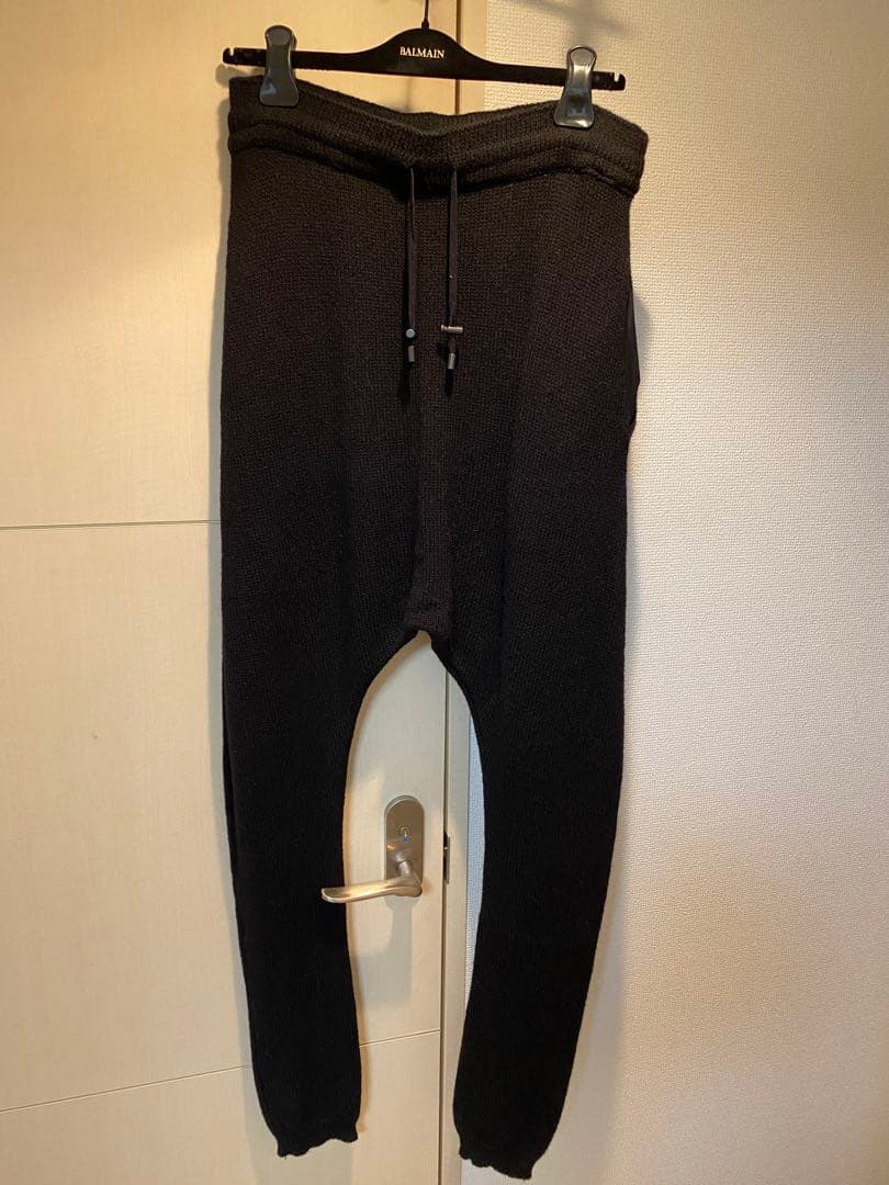 値下げ要相談◎バルマン★サルエルパンツ！ニット黒