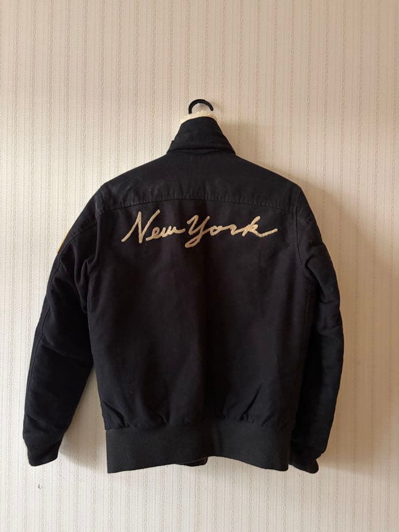 マピオンさん専用　Schott ブラック ジャンパー　美品　メンズ　Sサイズ