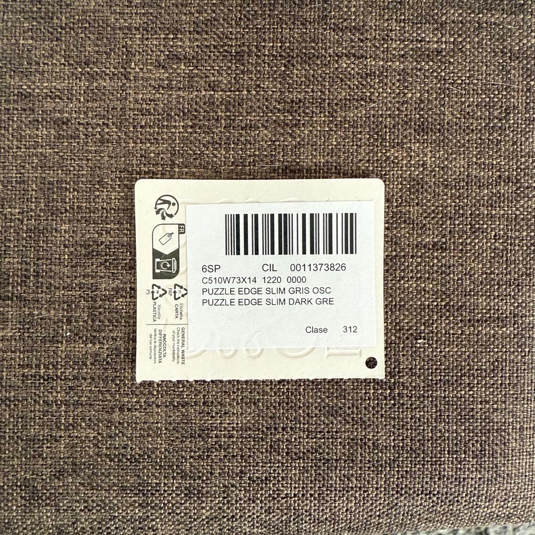 LOEWE ロエベ 二つ折り財布 パズル コンパクトジップウォレット グレー