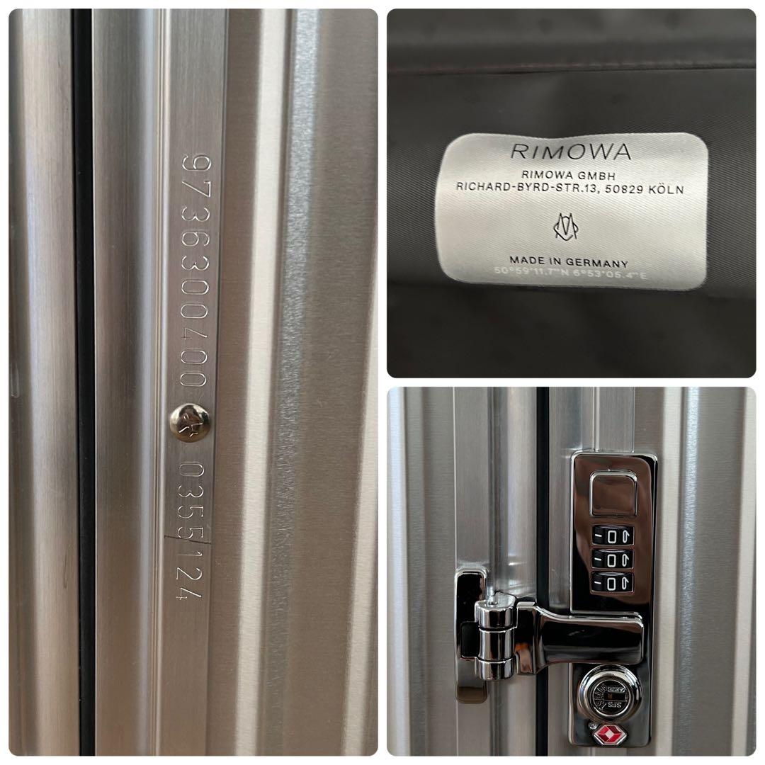 専用 美品 RIMOWA リモワ クラシックチェックインM 973.63