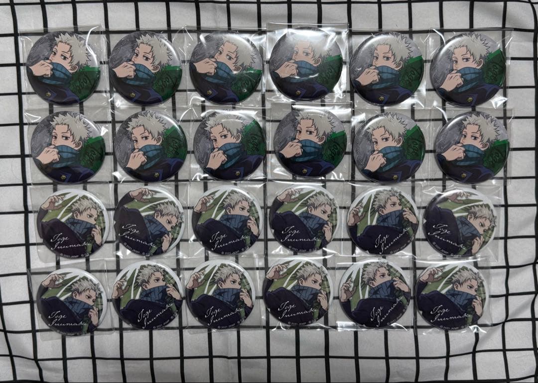 【写真2枚】呪術廻戦 狗巻棘 缶バッジまとめセット 44個