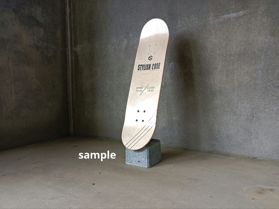 スケートボードデッキ看板