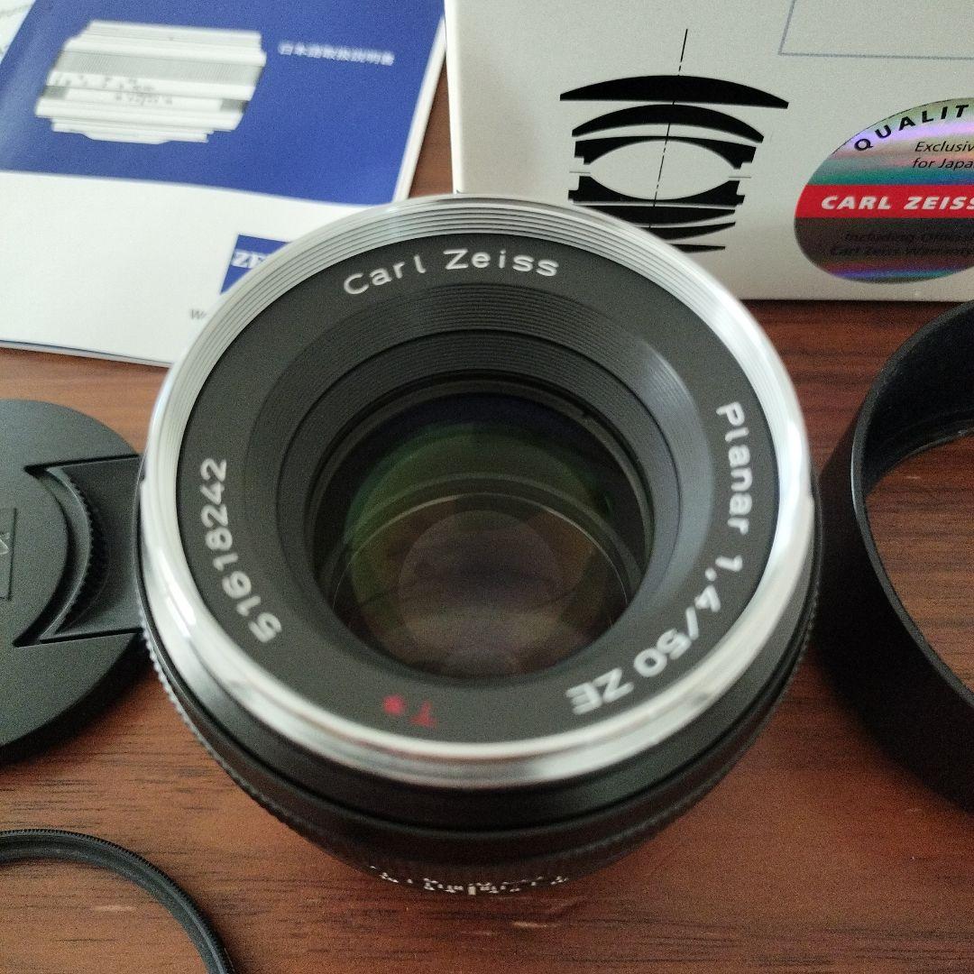 【美品】Planar T* 1.4/50 ZE zeiss カールツァイス