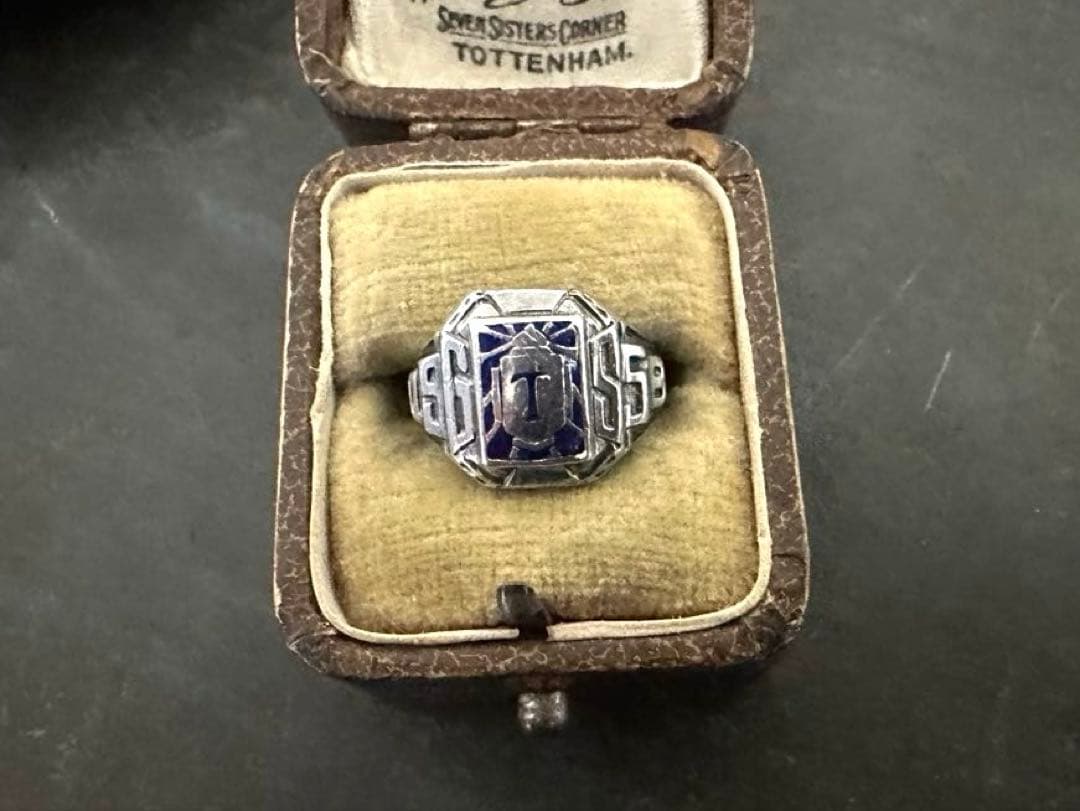 希少　ヴィンテージ　リング　925 アンティーク　アメリカ　シグネット