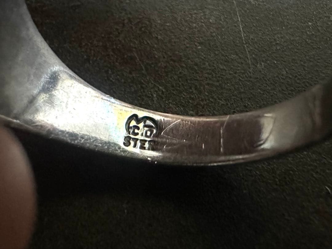 希少　ヴィンテージ　リング　925 アンティーク　アメリカ　シグネット