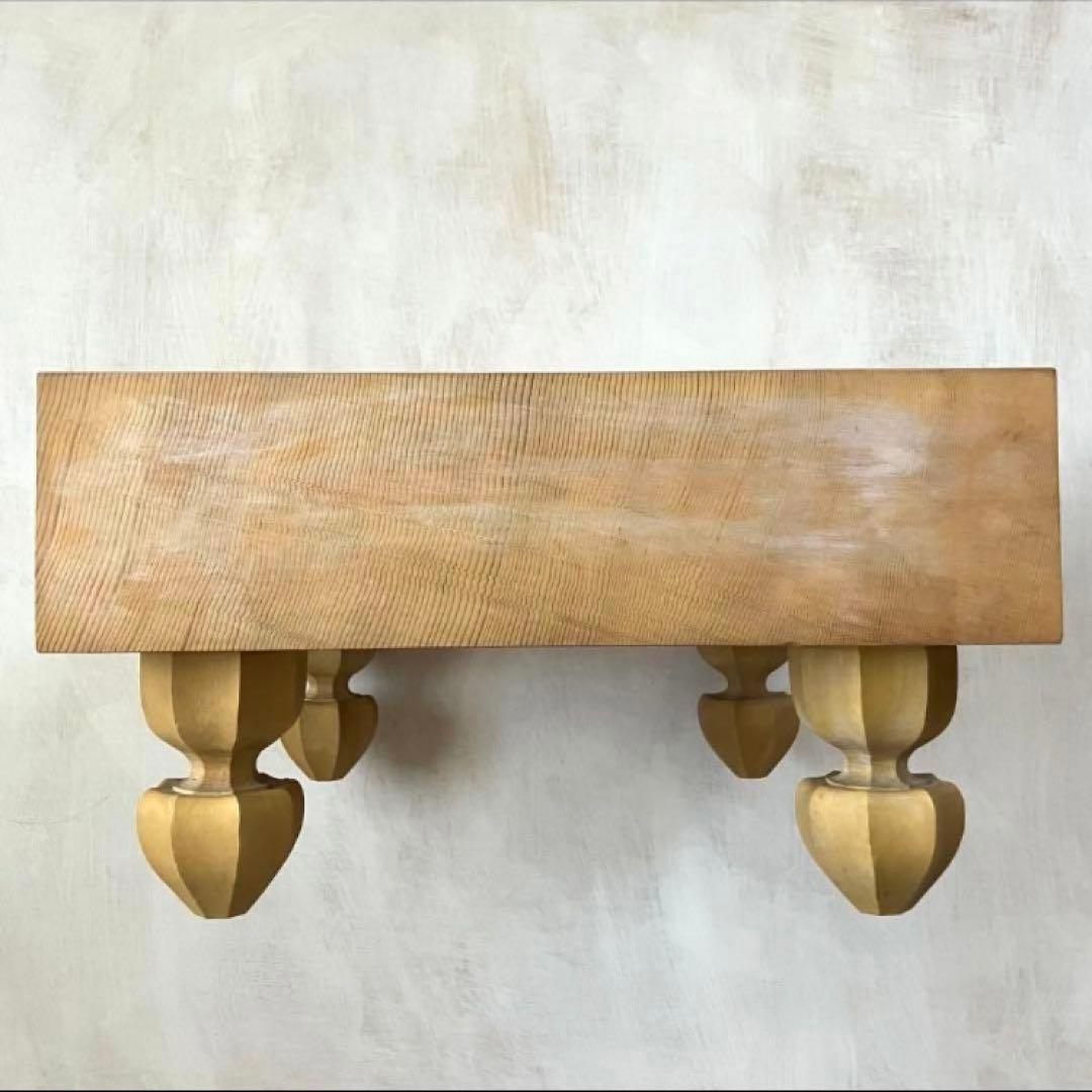 高級碁盤★天地柾目？ へそ有り 脚付き★天然木★メルカリ便送料込み