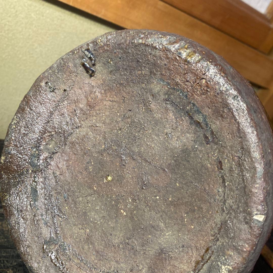 中国　古玩　南蛮水指【桐箱付】16cm20cm