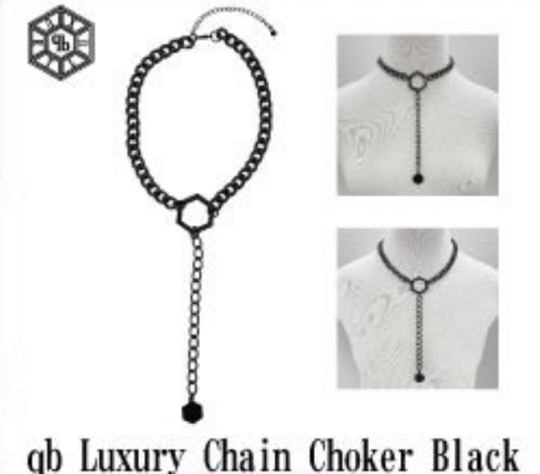 女王蜂 qb Luxury Chain Choker Blackチョーカー