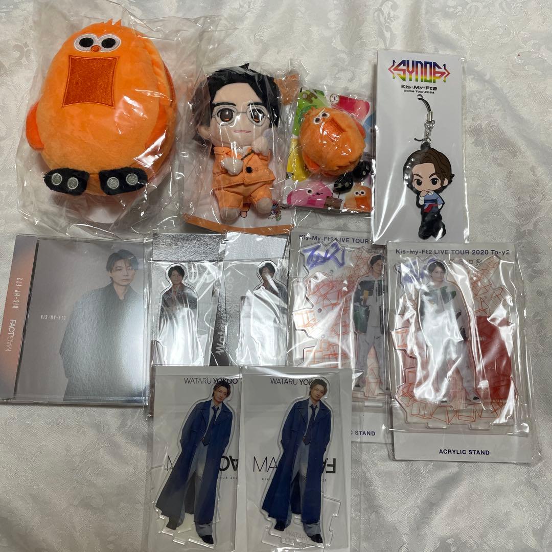 新品　Kis-My-Ft2 横尾渉　アクスタ　ぬいぐるみ　スクリーマーズ　ラバー