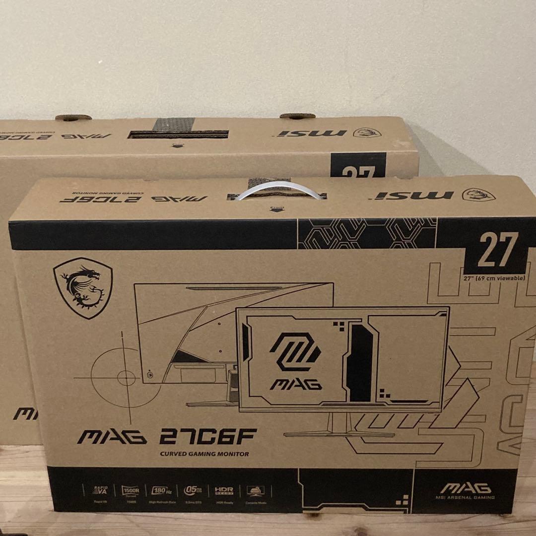 MSI MAG-27C6F ゲーミングディスプレイ 180hz