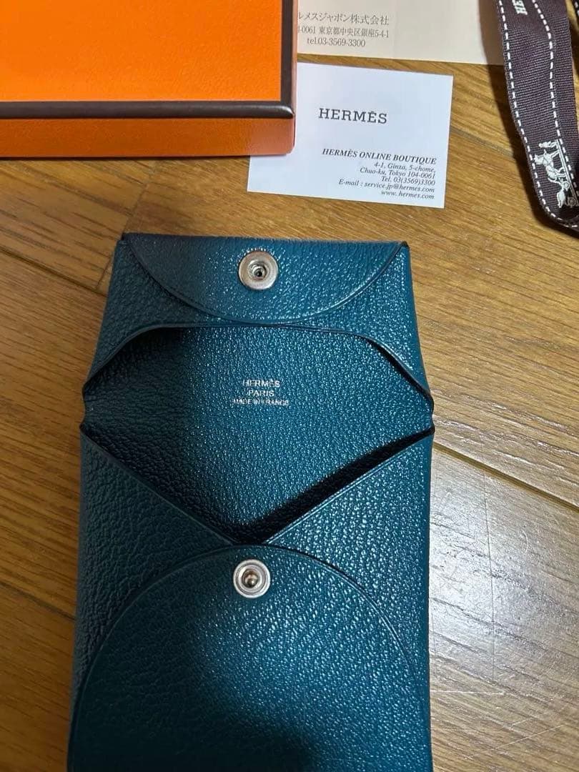再値下げHERMES エルメス未使用バスティア ケース小銭入れ