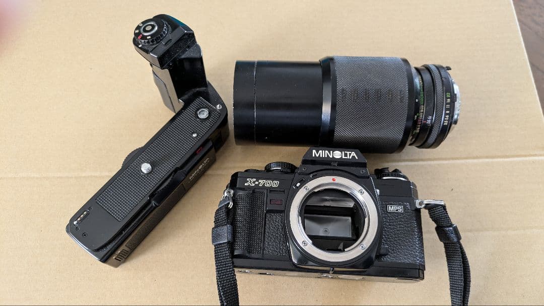MINOLTA X-700 フィルム一眼レフカメラモードラ付き
