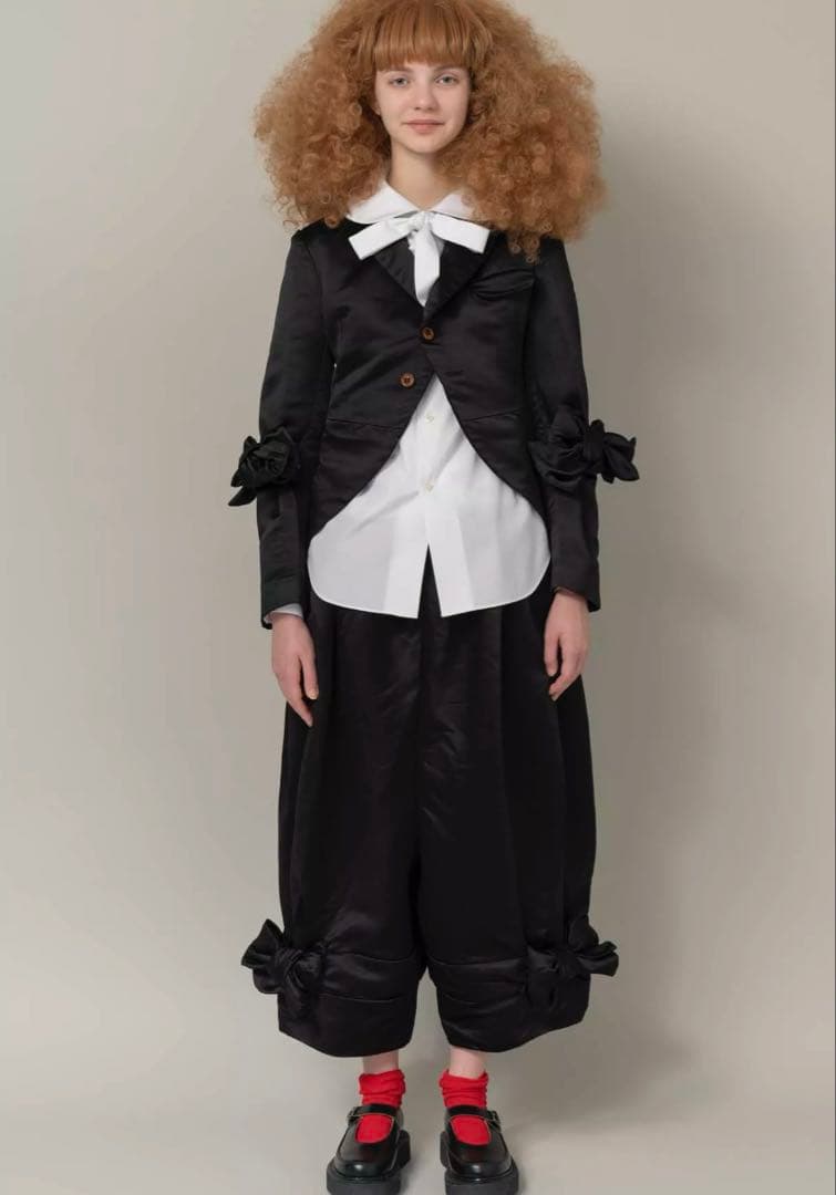 コムデギャルソン　ガール　エステルサテンパンツ