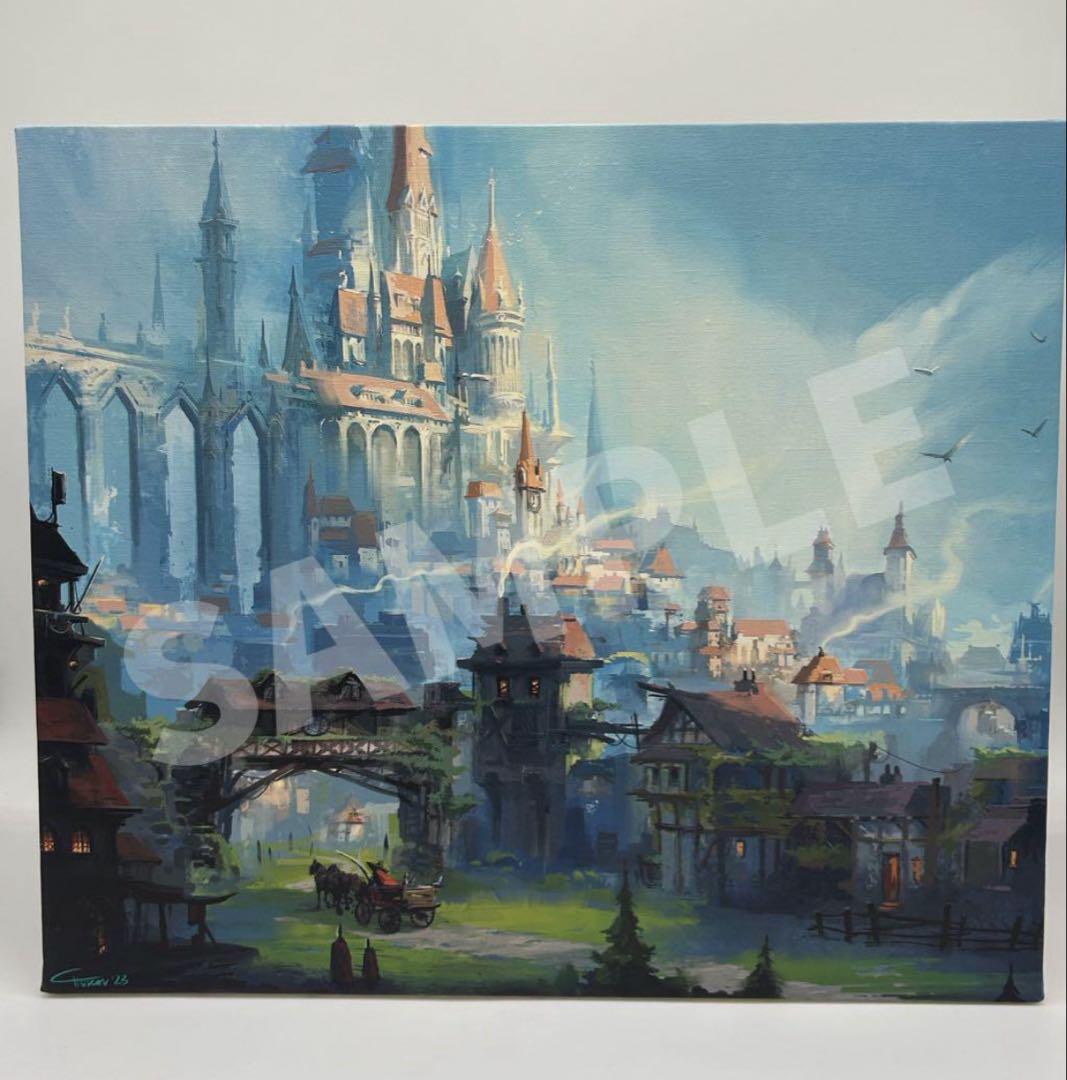 MTG　始まりの町　キャンバスアート