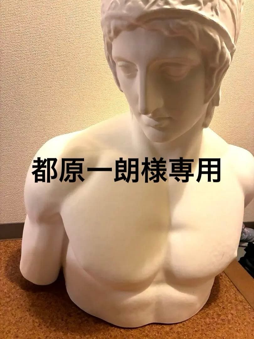 マルス胸像　デッサン用　石膏像