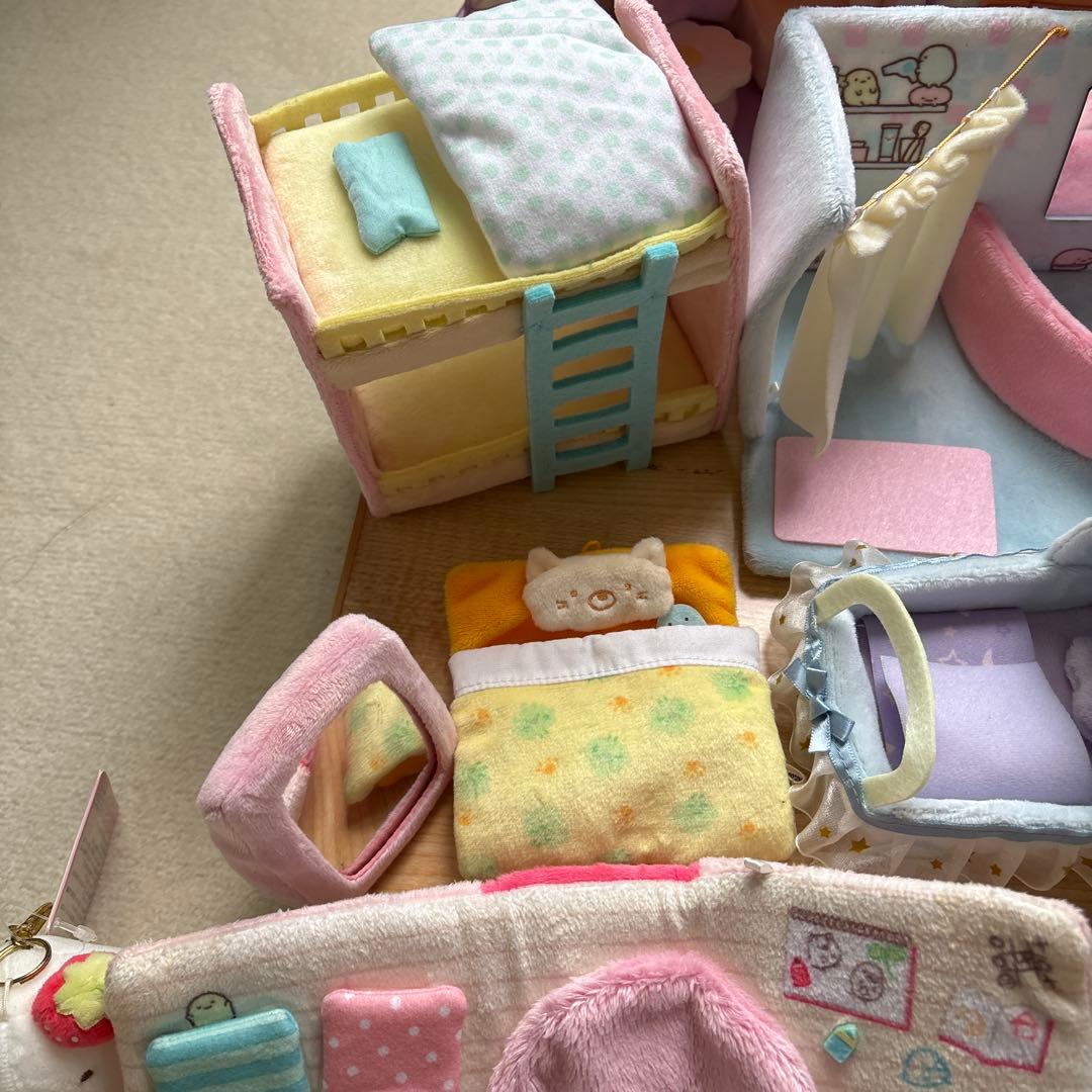 すみっコぐらし　てのりぬいぐるみ　まとめ売り　ベット　布団　こたつ