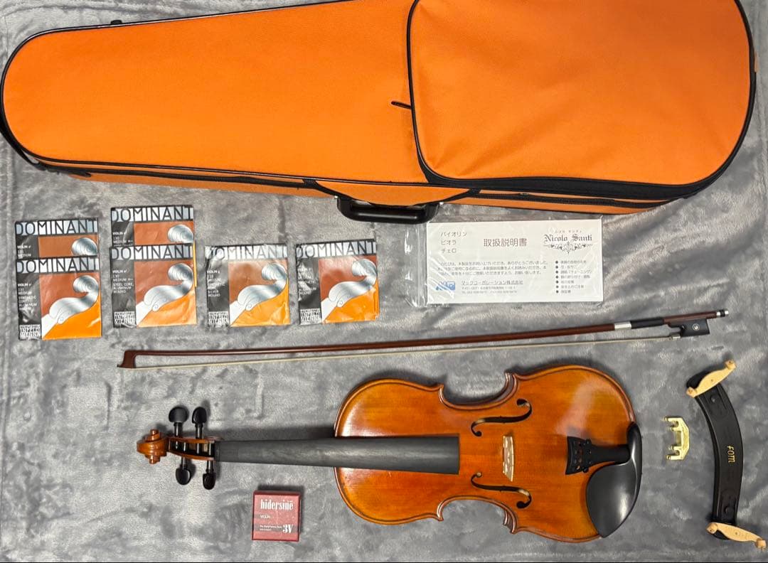 バイオリンNicolo Santi ドミナント弦付き