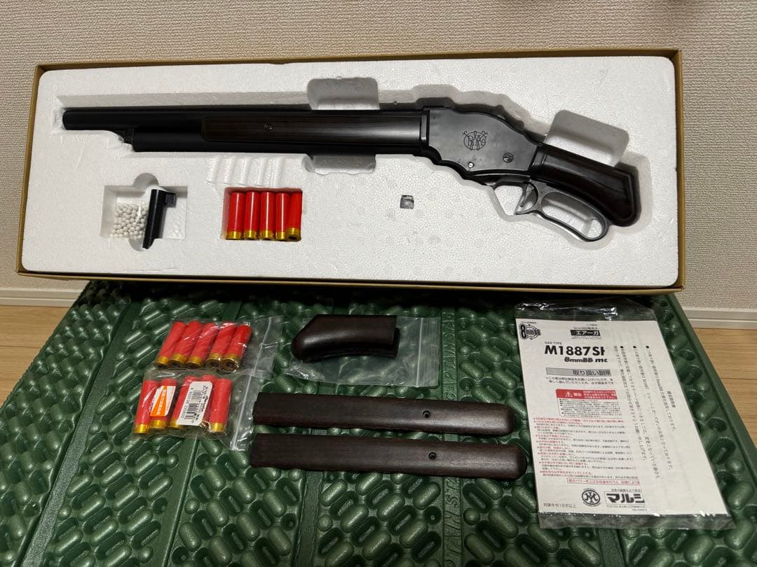 【値段交渉ください】マルシンM1887 &ウッドストックセット&追加弾薬10発