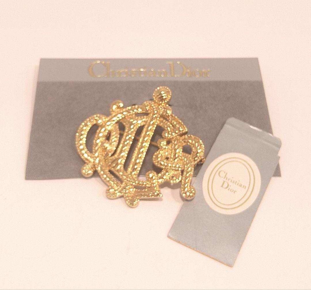 田中 野夫　Christian Dior ゴールドブローチ
