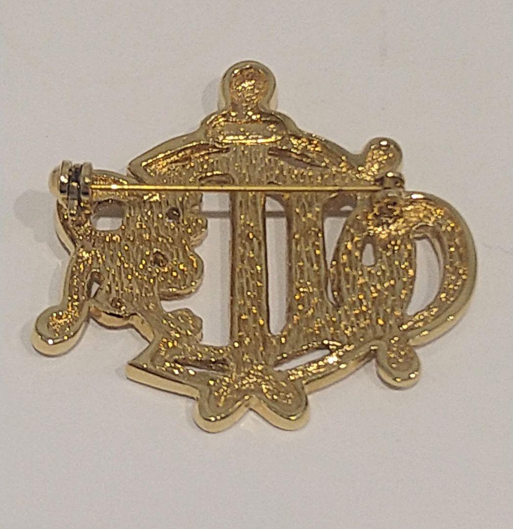 田中 野夫　Christian Dior ゴールドブローチ