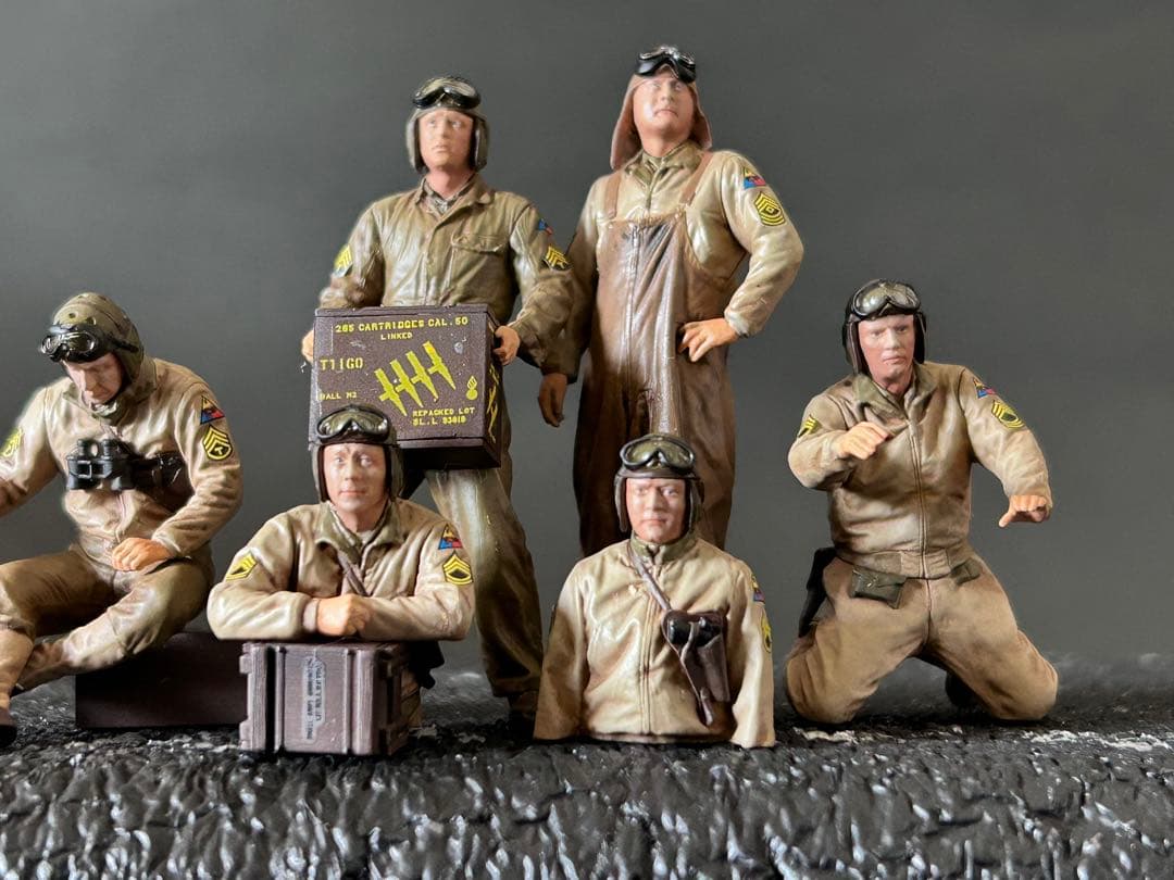 1/35 アメリカ戦車兵　塗装済み完成品　タミヤ