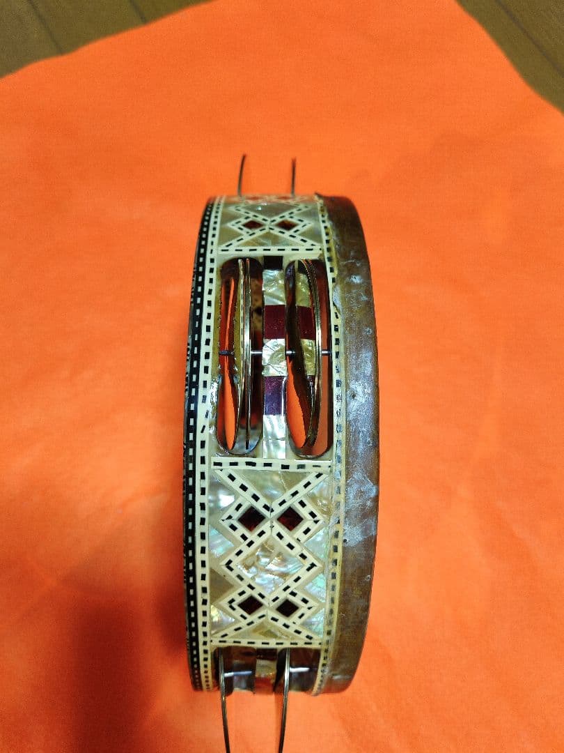 ☆アラブタンバリン レク【魚皮】 Gawharet-Elfan　エジプト製☆