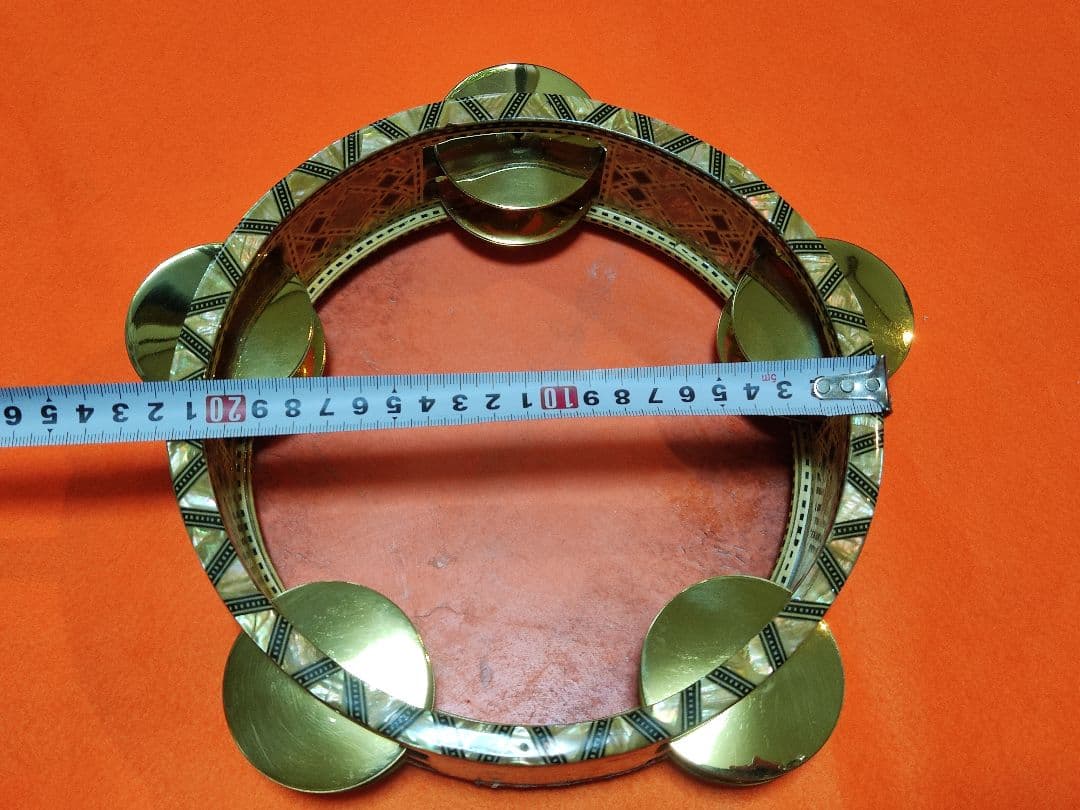 ☆アラブタンバリン レク【魚皮】 Gawharet-Elfan　エジプト製☆