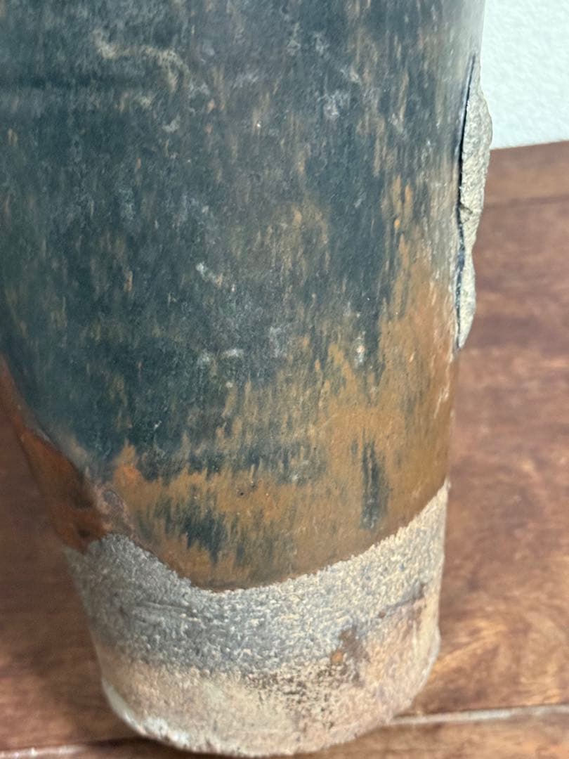 中国　宋〜遼時代　磁州窯鳥もも瓶　アンティーク　送料込み250905