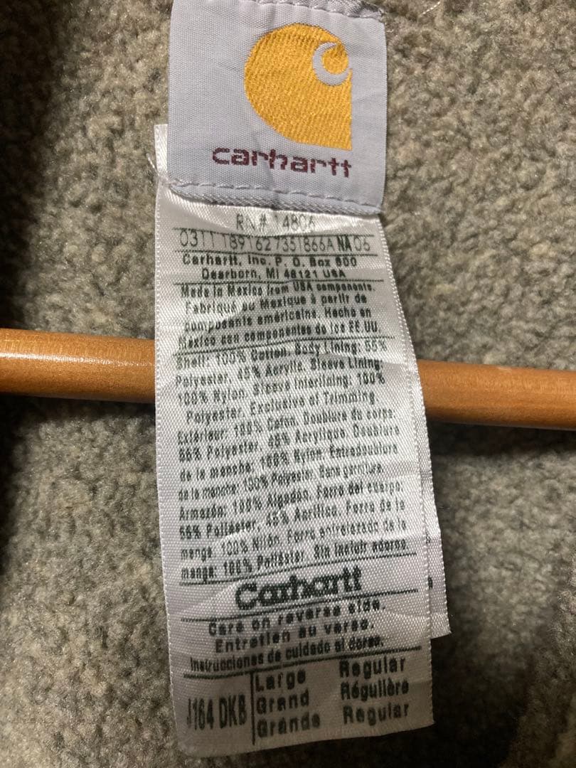 寺*心様 カーハート ディアボーン　トラディショナルジャケット J164 ブラウ