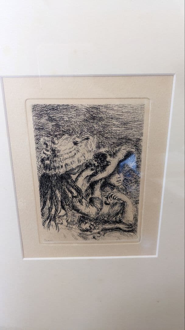 ルノアール　飾り帽子