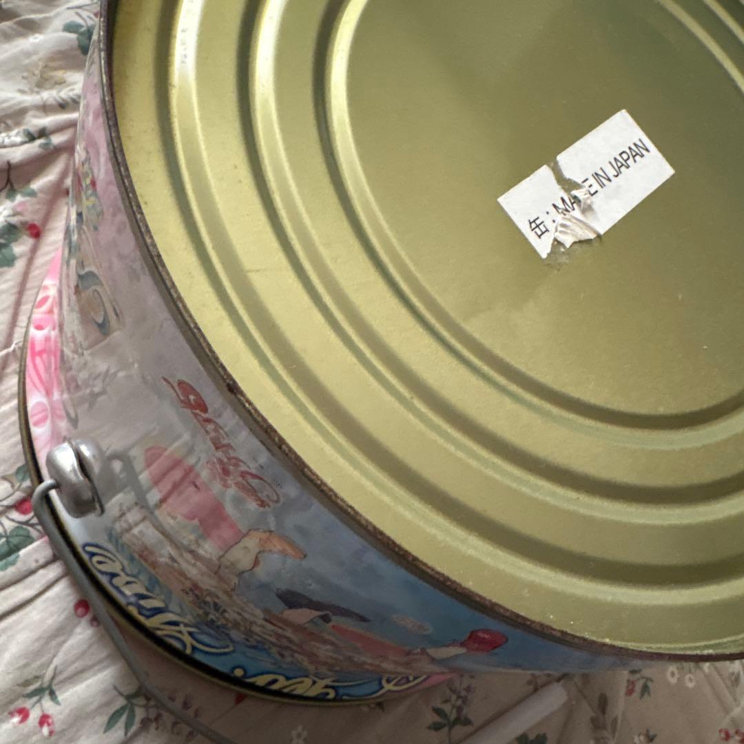 アニメ　Yes! Precure 5 蓋付き　特大缶　持ち手付き福缶